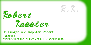 robert kappler business card
